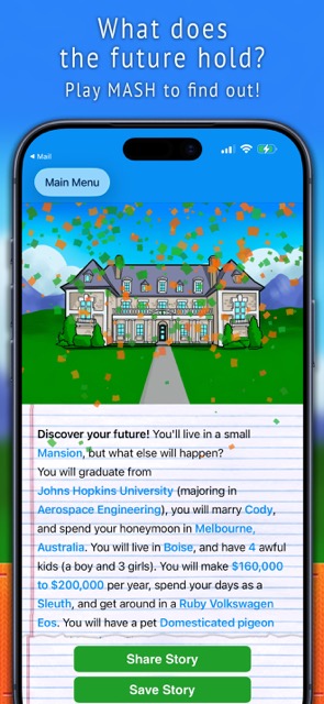 MASH Game Screenshot