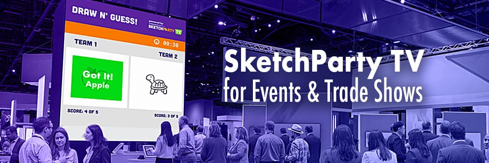 SketchParty TV for Corporate Events